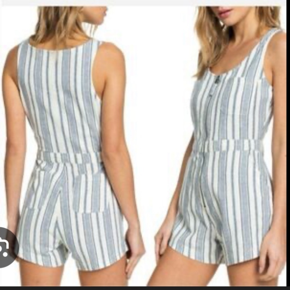 Roxy Striped Sleeveless Short-all